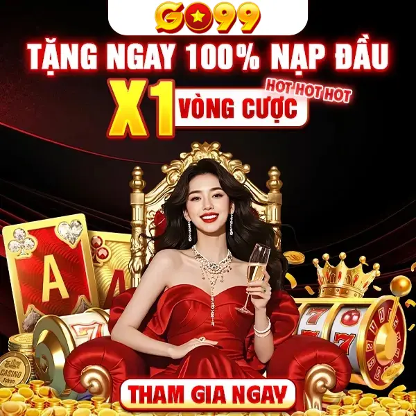 Banner mobile GO99 trang chủ nhà cái chính thức tặng nạp đầu 100%